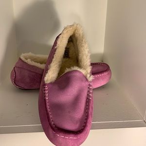 UGG, the Ansley Water Resistant Suede Slippers